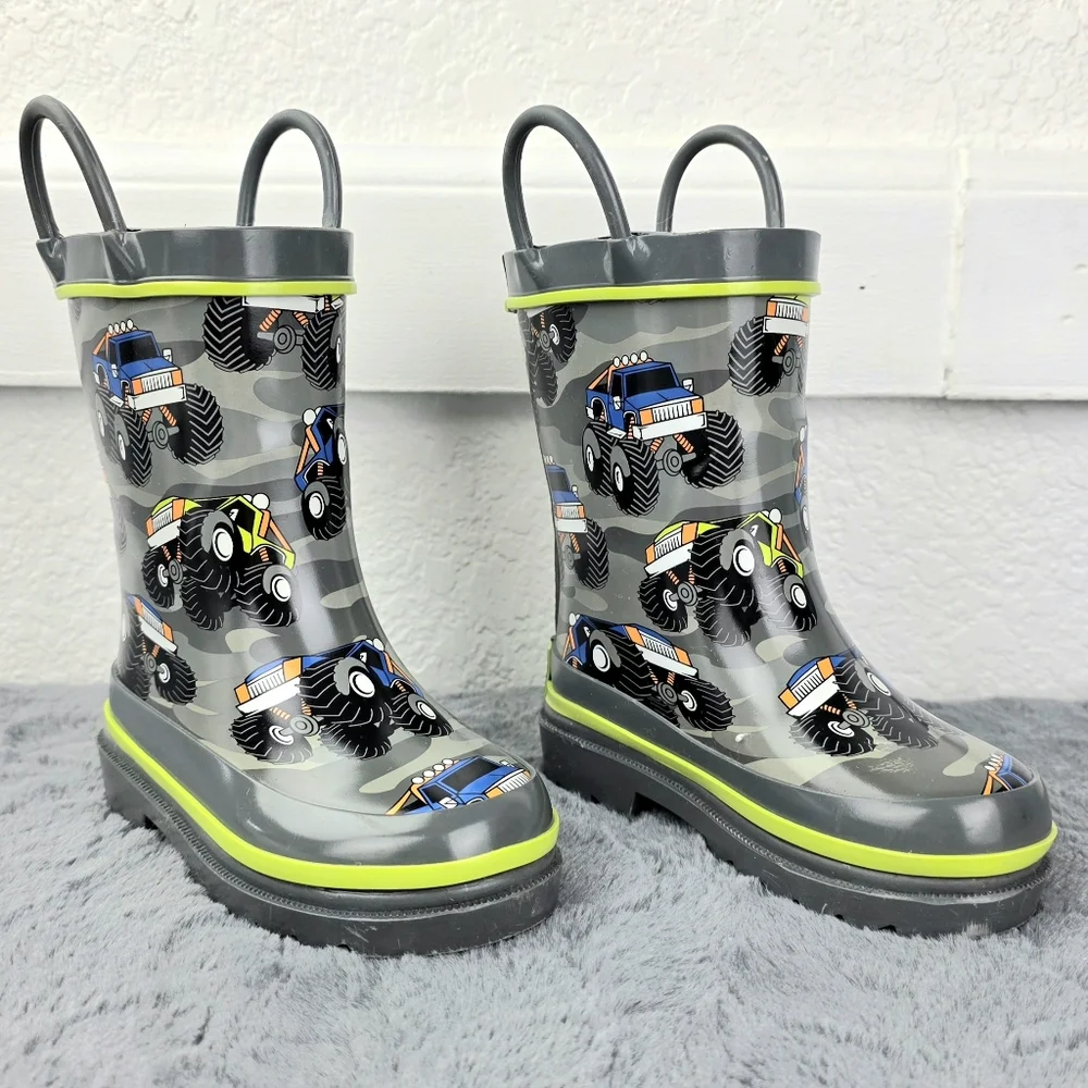 Western Chief Monster Truck Rain Boot Kids Size 5/6